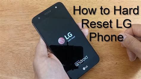 LG phone reset buttons